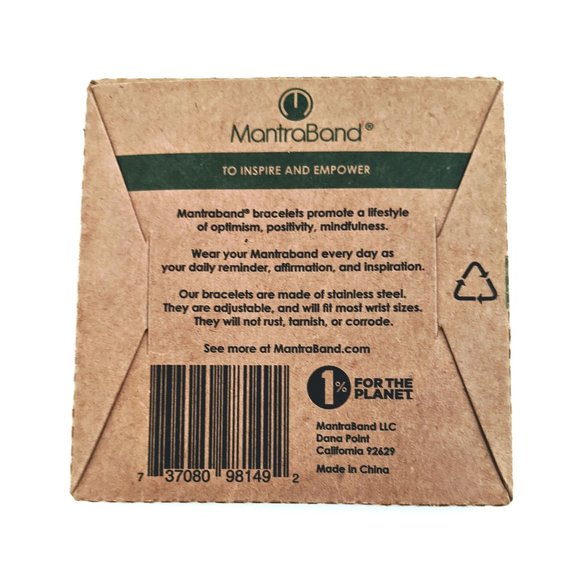 NWT Namaste Mantraband Unisex Bracelet - Picture 7 of 10